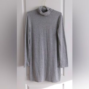 Soft gray sweater dress. Size S